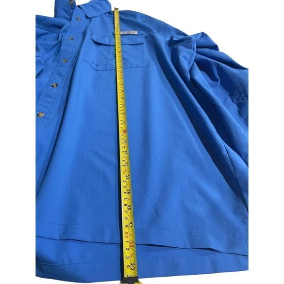 Bimini Bay Light Blue Long Sleeve Lightweight Fishing Shirt - Size 3XL - Picture 7 of 7